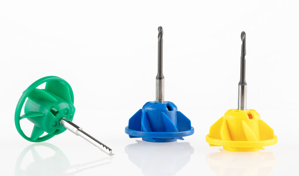 Z200-R3D-40-T Triple tooth radius cutters, AIRTOOL, Ø = 2,0 mm (diamond coated)  