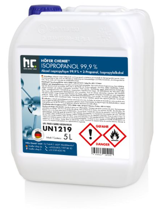 [5L Isopropanol 99,9%] ALCOOL ISOPROPYLIQUE